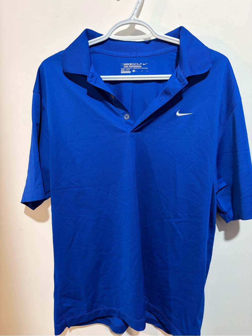 Nike Men’s Polo Shirt - Royal/White Swoosh